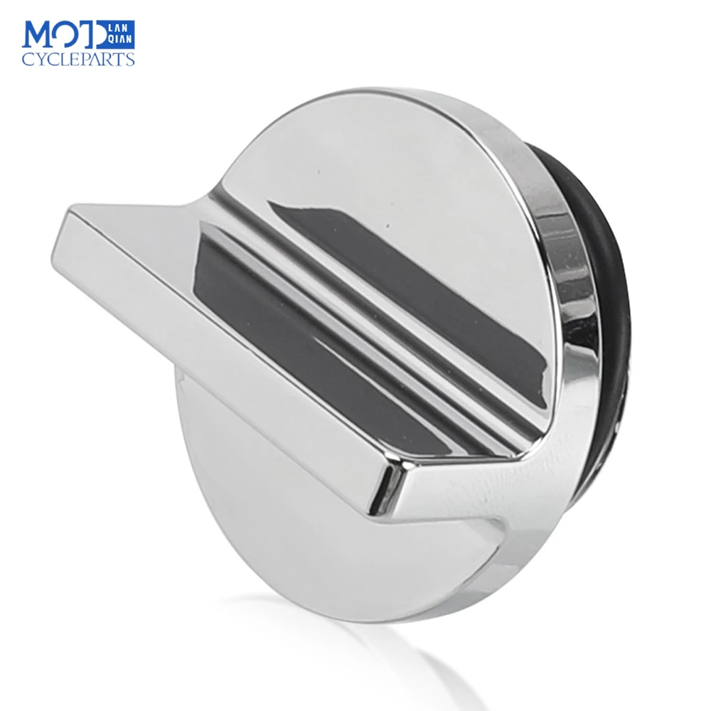 جديد لـ Kawasaki Vulcan 1600 Classic Mean Streak Nomad VN1600 2003-2007 2008 ملحقات الدراجة النارية غطاء حشو الزيت الخام الكروم #5