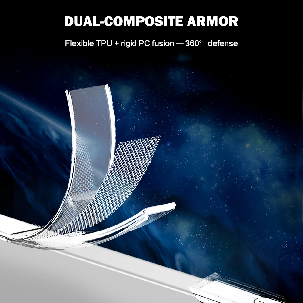 Magnetische Hartschalenhülle aus TPU+PC, transparent, stoßfest, für Oppo Find X9 Ultra – Detail 2