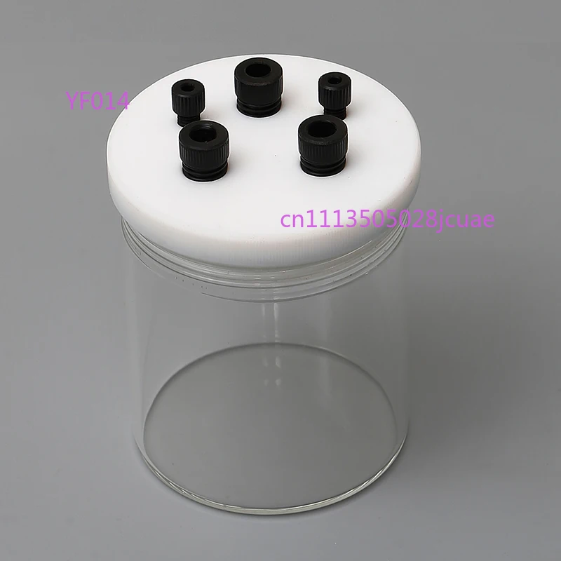Cellule électrolytique de type H à trois électrodes et deux pores, réservoir de réaction électrochimique de 50/100/150/200 ml