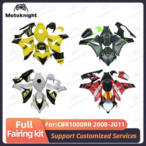 Motorcycle Full Fairings kits Painted Bodywork Fit For Honda CBR1000RR CBR1000 2008 2009 2010 2011 Fairing Kit New ABS Plastic