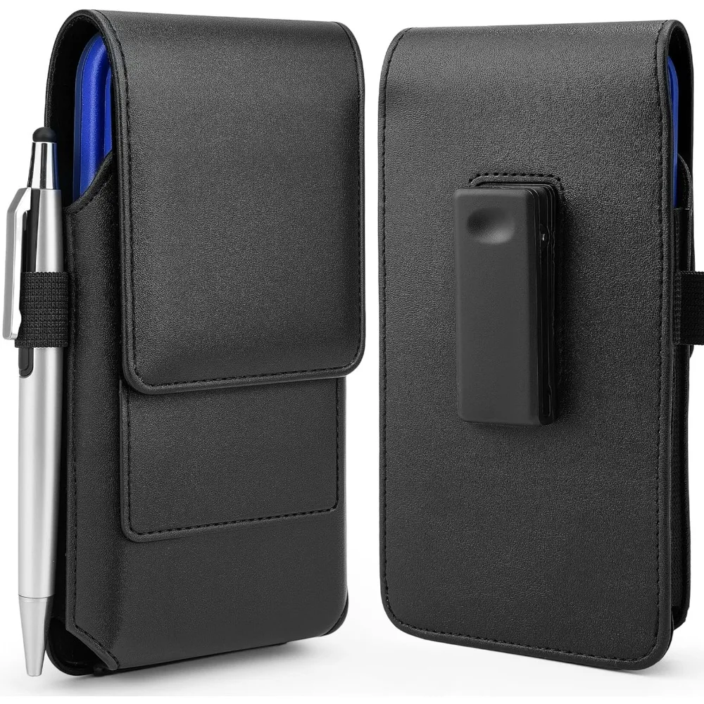 Universal Rotating Belt Clip Phone Holster Fits Large Smartphones with Case