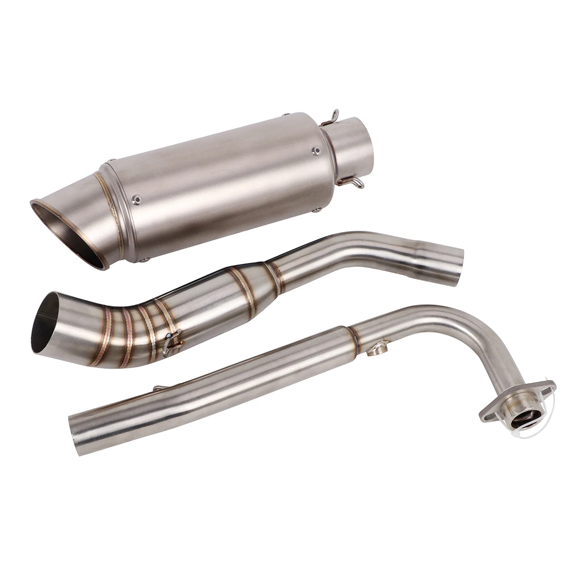 For Kawasaki Z125 Pro 2018-2025 Kawasaki Z125 2015-2018 Motorcycle Exhaust Front Link Pipe Escape Full System view 5