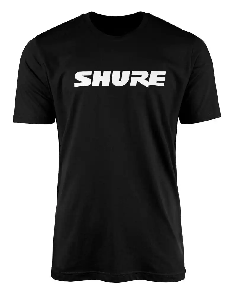 Men\'s Black Dj T Shirt Shure Needles T shirt Sizes S M L XL XXL 3XL