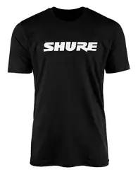 Men's Black Dj T Shirt Shure Needles T shirt Sizes S M L XL XXL 3XL