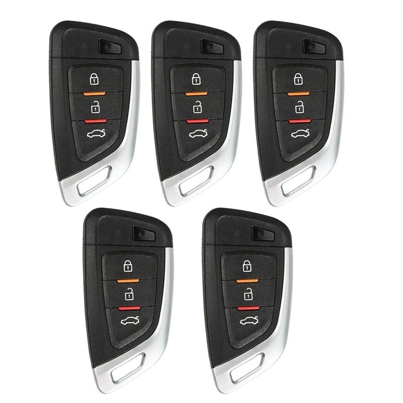 XSKF01EN Universal Smart Remote Key 3 Button Knife Style Fob For -Xhorse VVDI Key Tool 5Pcs/Lot