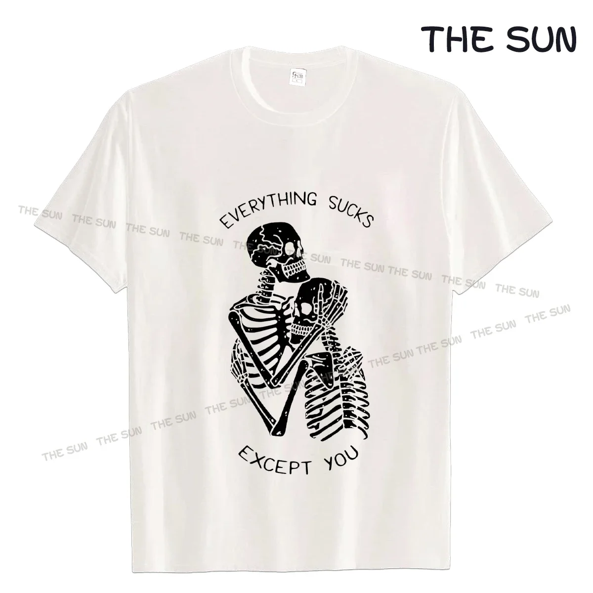 Everything Sucks Except You Summer Printed for Men's and Boys Short Sleeve T-shirt Cotton Tops Women