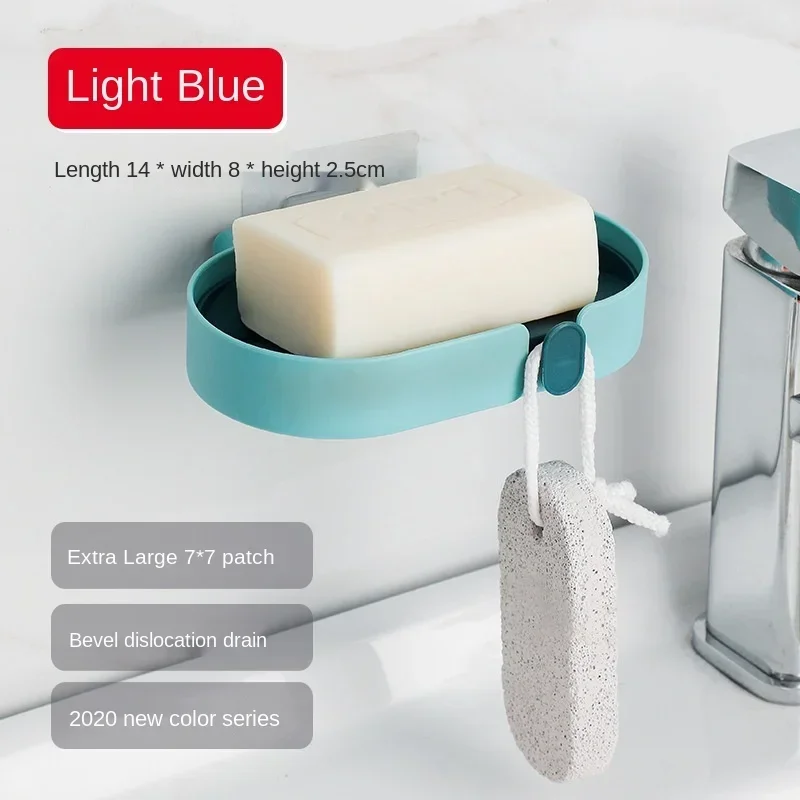 Bathroom Draining Soap Dish Drainage Soap Box Storage Box Kitchen Tub Sponge Storage Cup Rack Soap Holder Draining 1pc