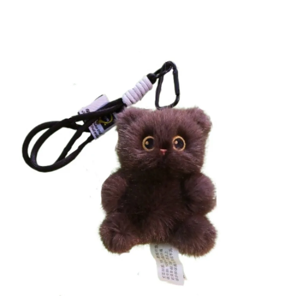 

Cute Cartoon Cat Plush Doll Toy Soft Realistic Texture Simulation Cat Plush Toy Artificial Touch Stuffed KeyChain Plushie