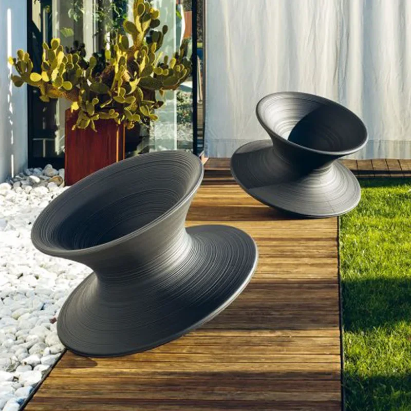 Gyro chair tumbler rotating terrace balcony play area creative Internet celebrity leisure rocking chair