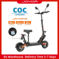 JOYOR S8E Electric Scooter for Adult 800W Motor 48V 26Ah Battery 10 Inch Tires City EScooter with 45km/h Max Speed 80km Range