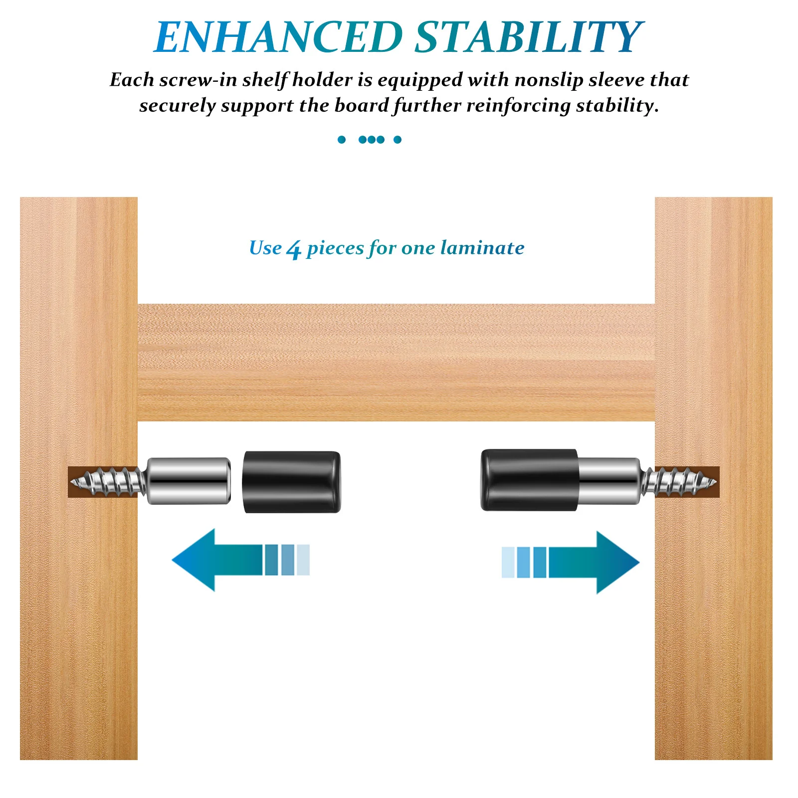 

20Pcs Shelf Screw Peg Set Heavy Duty Iron Screw in Shelf Supports for Furniture Shelving Stability Cabinet Clips for Shelves