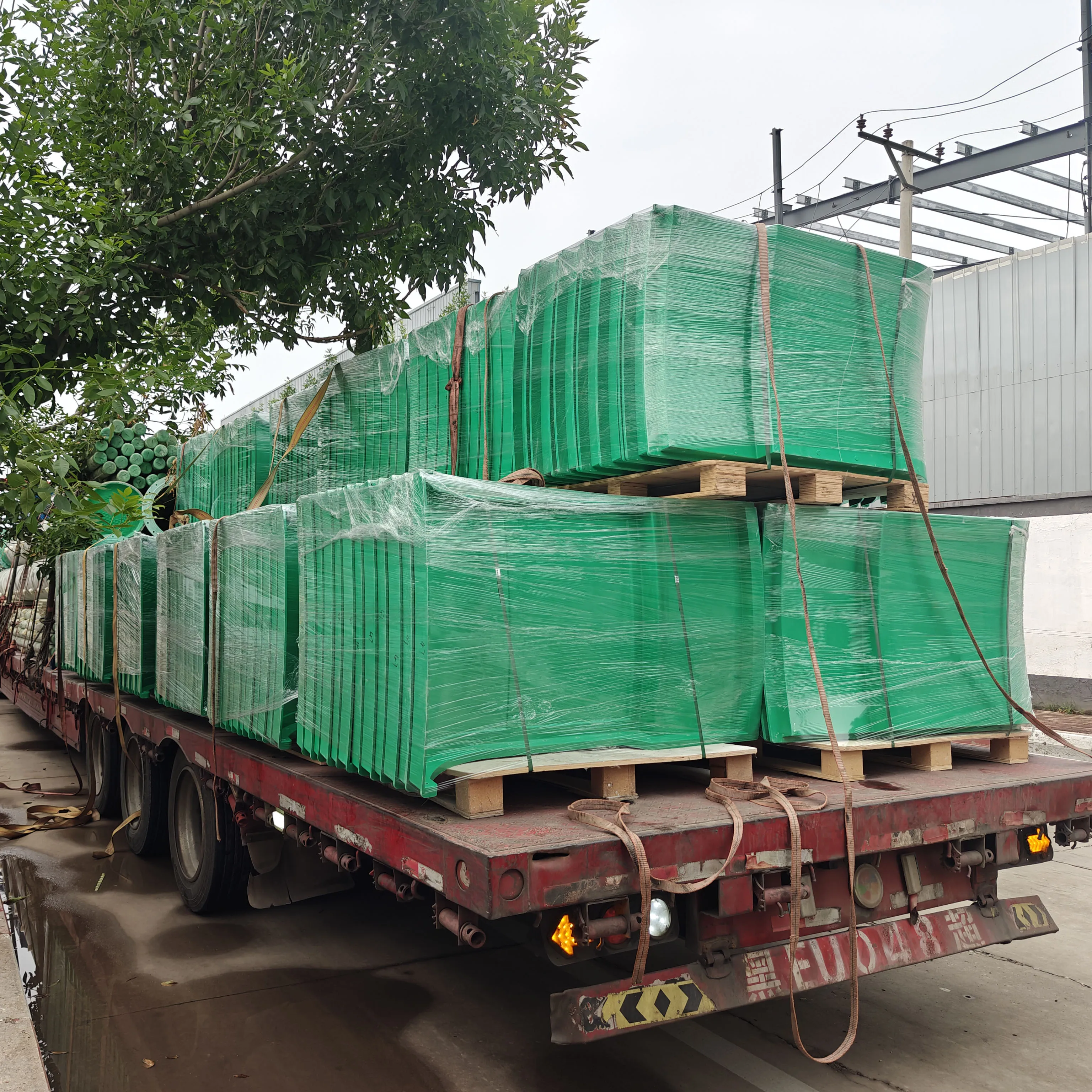 Glass Hand Lay-up FRP Cooling Tower Spare Parts Industry Cooling Tower Fan Stack Fiber view 6