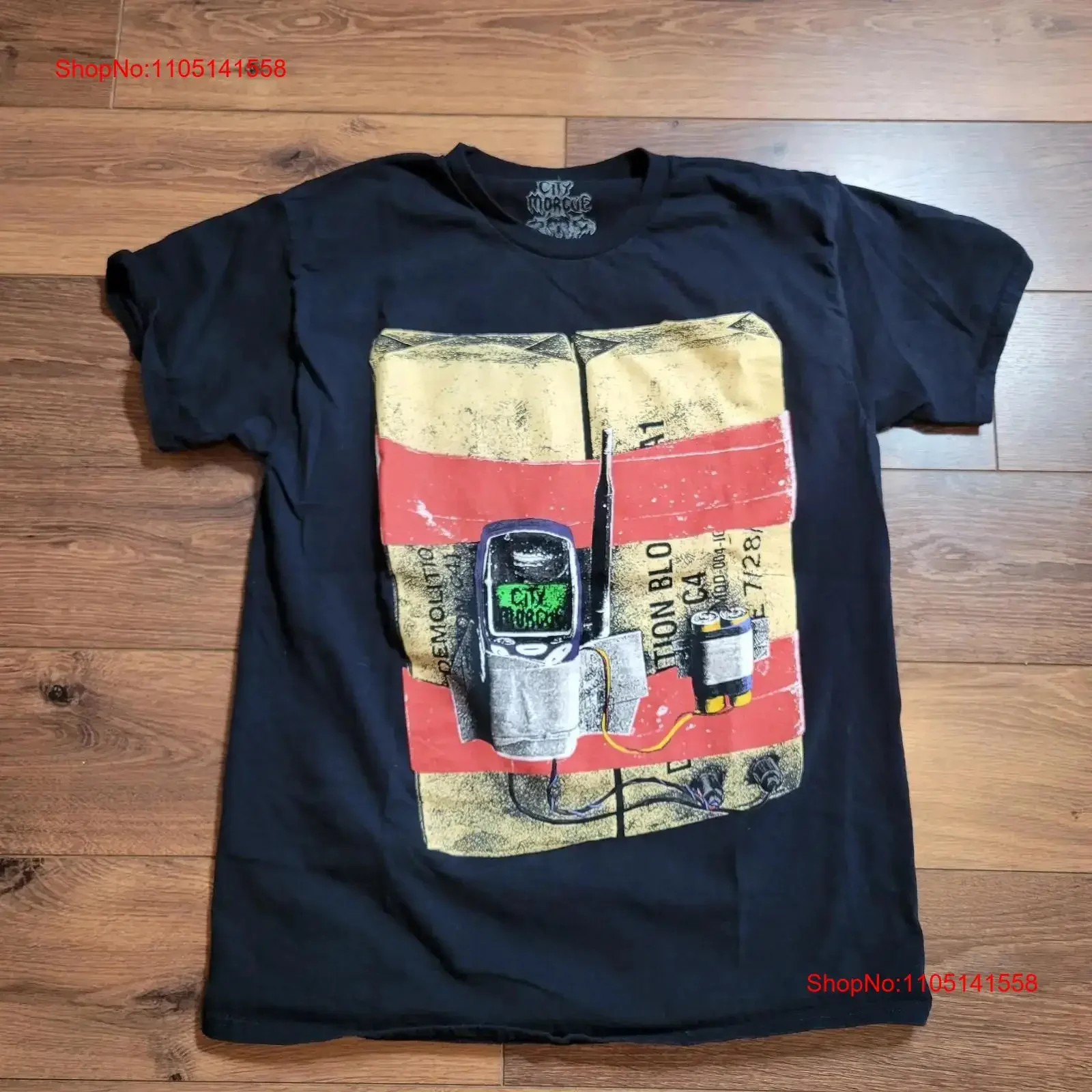 

CITY MORGUE 2024, концертная футболка для взрослых, M, черный тур, мужская, средняя, 5А, винтажная, промытая, слегка растянутая, модная уличная одежда