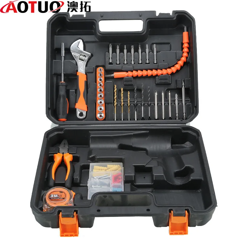 Large Quantity From Excellent Household Toolbox Set, Electric Screwdriver Accessories, Electric Drill, Hardware Tool Set
