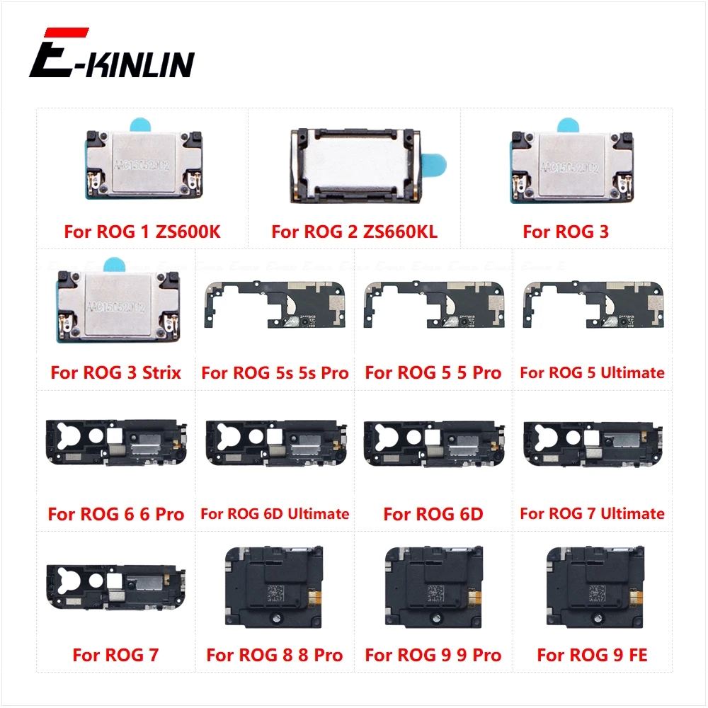 Top Ear Speaker Receiver Earpieces Cable Flex Parts For Asus ROG Phone 1 2 II 3 Strix 5 5s 6 7 8 9 FE Pro 6D Ultimate