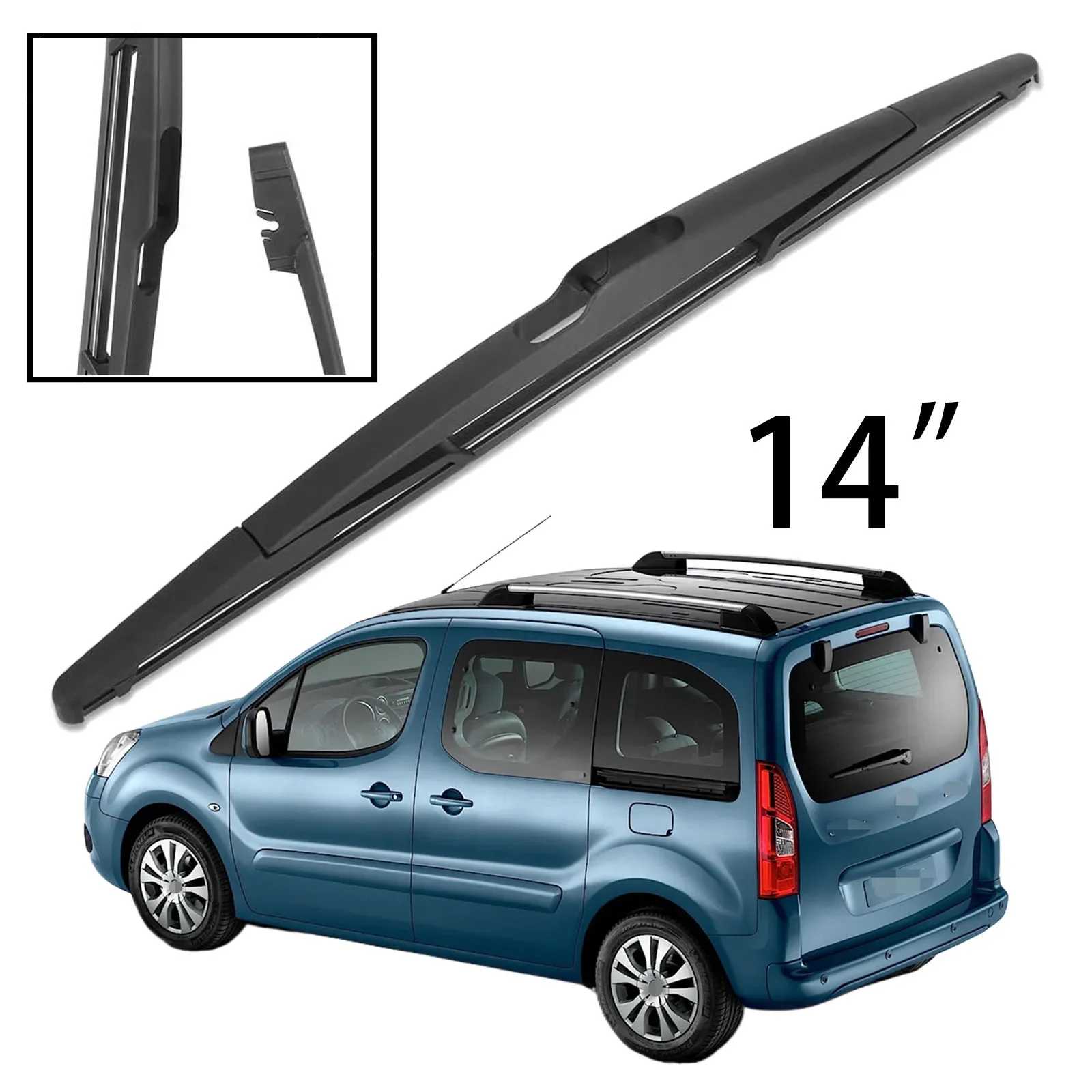 

14" Rear Windshield Windscreen Washer Wiper Blade For Citroen Jumpy Berlingo MK2 2008-2016 Car Accessories Accsesories