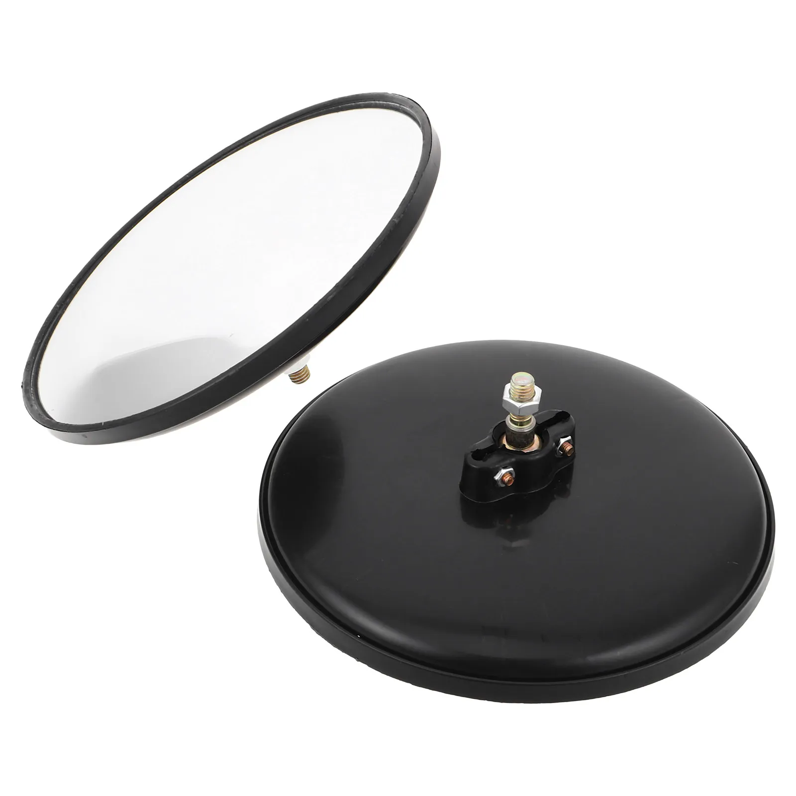 

Комплект из 2 универсальных широкоугольных выпуклых зеркал заднего вида для тракторов, экскаваторов, погрузчиков, грузовиков и тяжелой техники (для слепых зон)