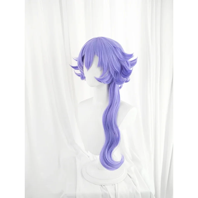 Rolecos game LOL battle bat Xayah cosplay wig 45cm blue color women Xayah wigs heat resistant synthetic hair