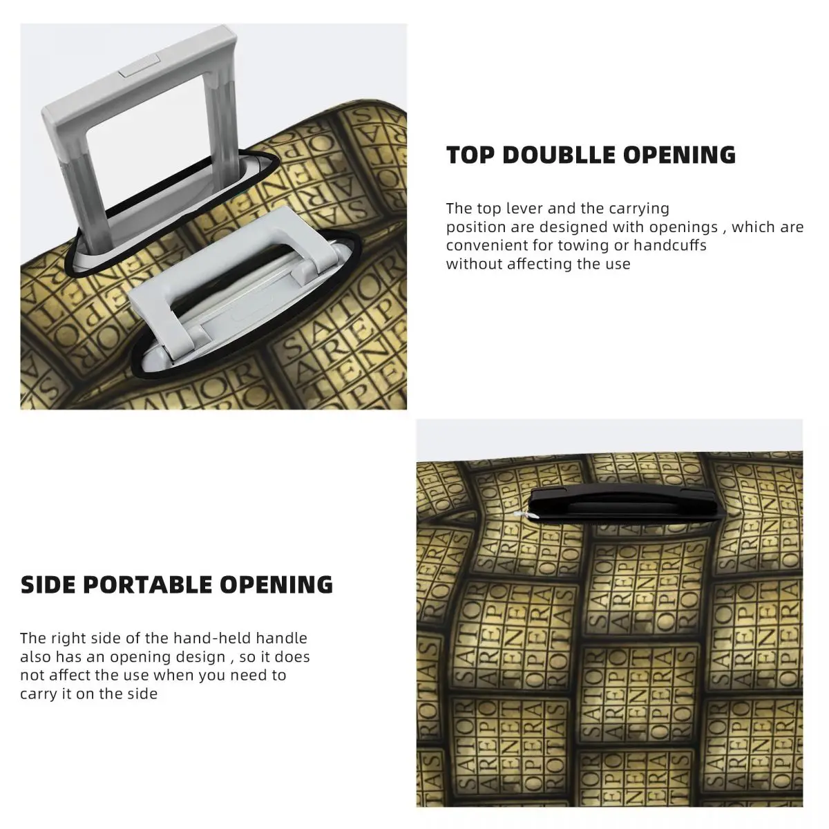 Sator Squ Protezione per valigia Coperture protettive elastiche per bagagli da viaggio per 18-32 pollici