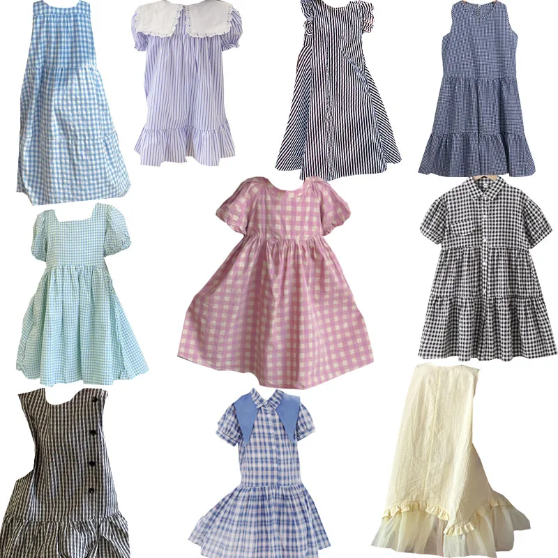 

Летнее платье для девочек-подростков, новинка 2026 года, платья для девочек-подростков 14-16 2 3 4 5 6 7 8 9 10 11 12 13 20 25 лет, розовая, синяя, черная одежда