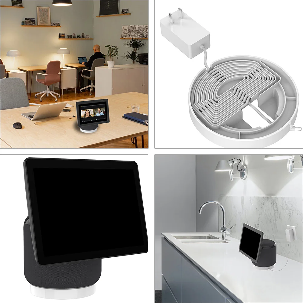 

Desktop Speaker Frame Durable ABS Material Wire Storage Compatible 10 Practical Stand Holder Speaker Accessory