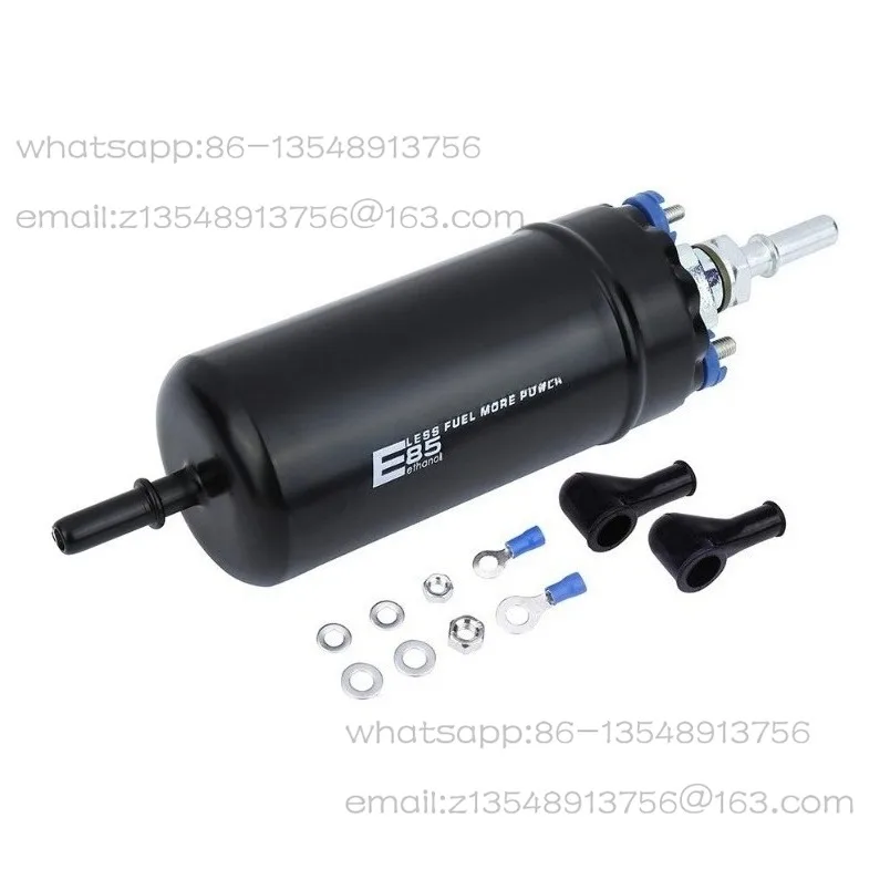 

External high-pressure automotive fuel pump modified silver fuel injection 12V brand new, high-quality in stock