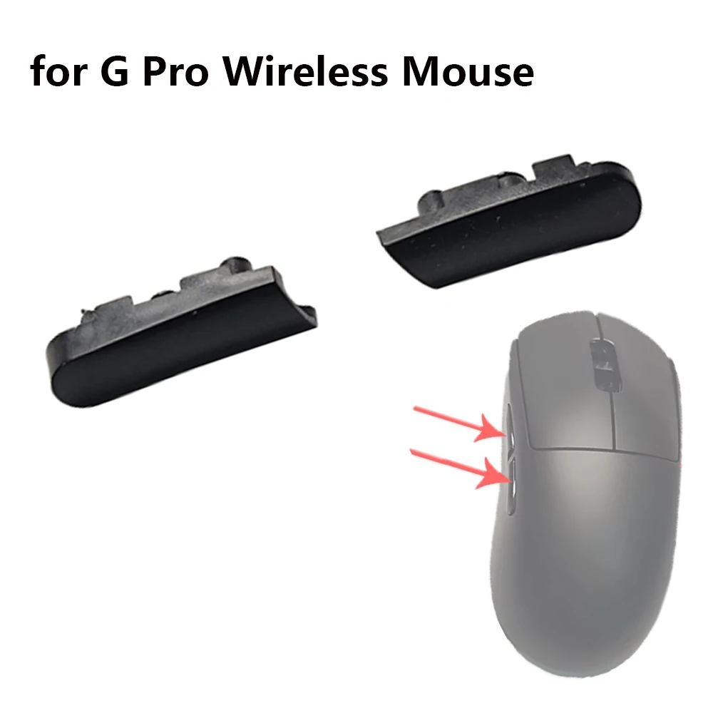 Left Side Button Up Lower Key Replacement for G Pro Wireless Game Mouse Side Button Mouse Left Upper Lower Side Key Accessories