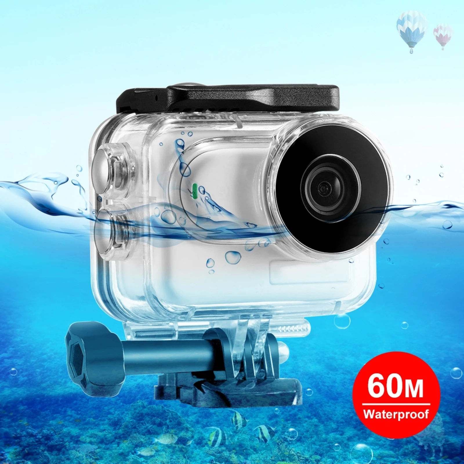 

For Insta360 GO 3 Waterproof Case Camera Dive Case 60m Underwater Shooting Accessories