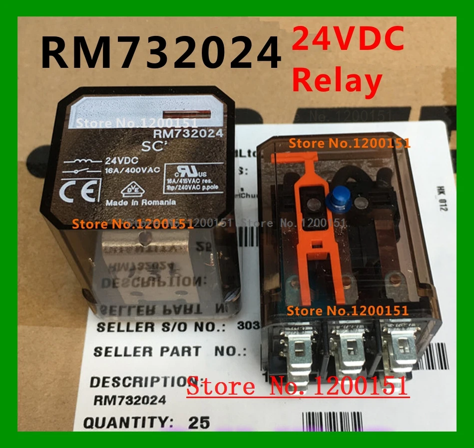 RM732024 24VDC Relay DIP11