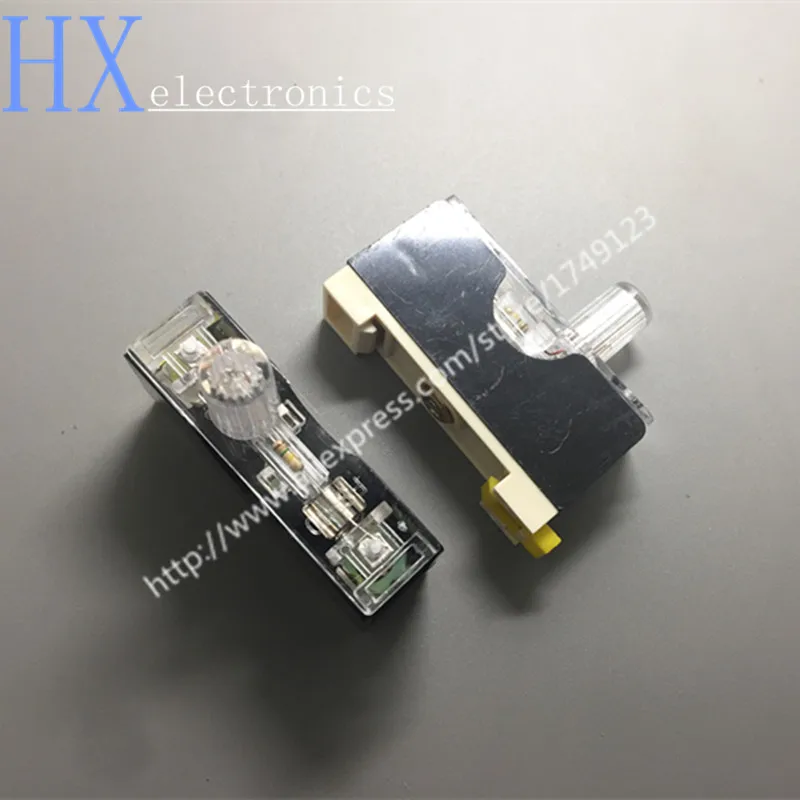 1PCS FS-101 FS1-102 FS1-103 6*30mm 250V 10A Guide Rail Type Fuse Holder With Fuse FS-10