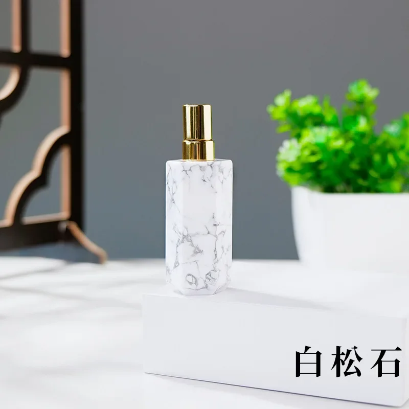 Spray Bottle 30ml Natural Crystal Jade Aromatherapy Essential Oil Perfume Atomizer Refillable Bottle Spa Beauty Salon Therapy image 3