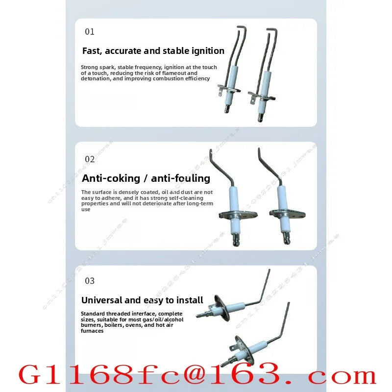 High Quality Condensing Boiler Heating Furnace Dual Needle Ignition Electrode