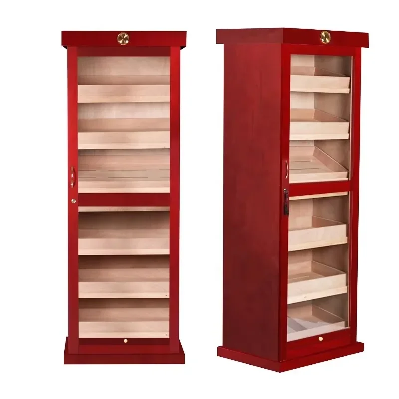 Cigar Moisturizer Lock Large Wood Cigar Cabinet Moisturizer Holds 1000 Carat Cigars