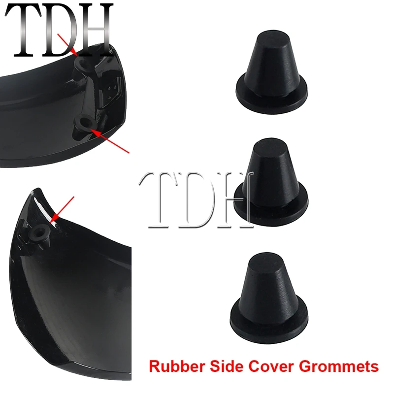

Battery Side Fairing Cover Grommets Accessories For Harley Softail M8 Fat Boy Breakout FXBR FLFB Street Bob FXBB FXBBS 2018-UP