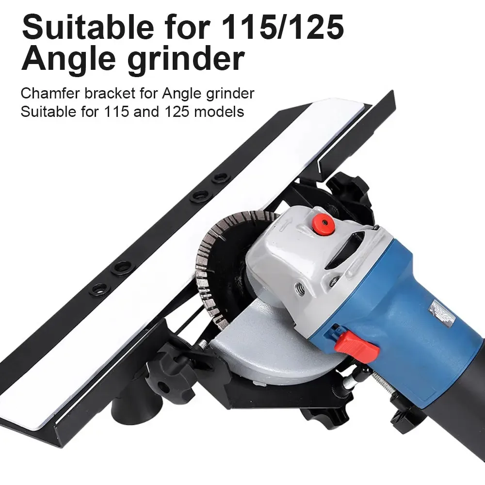 Imagem -04 - Graus Angle Grinder Chanfro Bracket Ferramenta de Corte para Metal Tiling Ceramic Stone Corner 115 125 Tp45