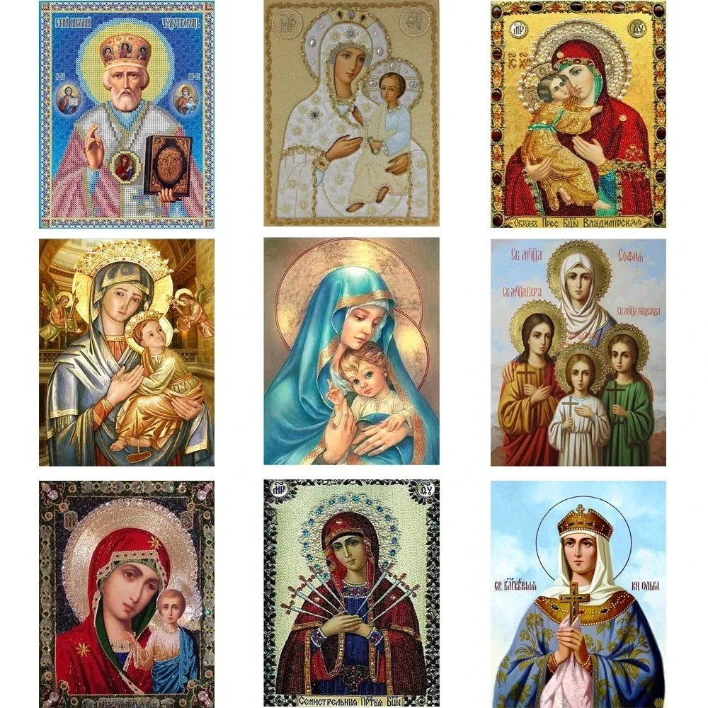 Religion Leader Icon Diamond True Posters and Prints Canvas Painting Artwork Home Decor Wall Art Picture for Living Room Cuadros