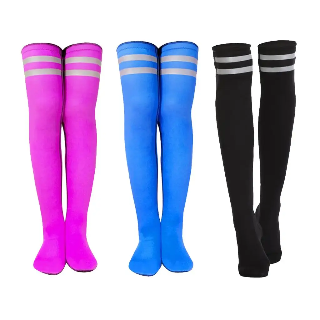 

Long Diving Socks Booties Stocking Anti-slip Water Knee High Sock Shoes Gear