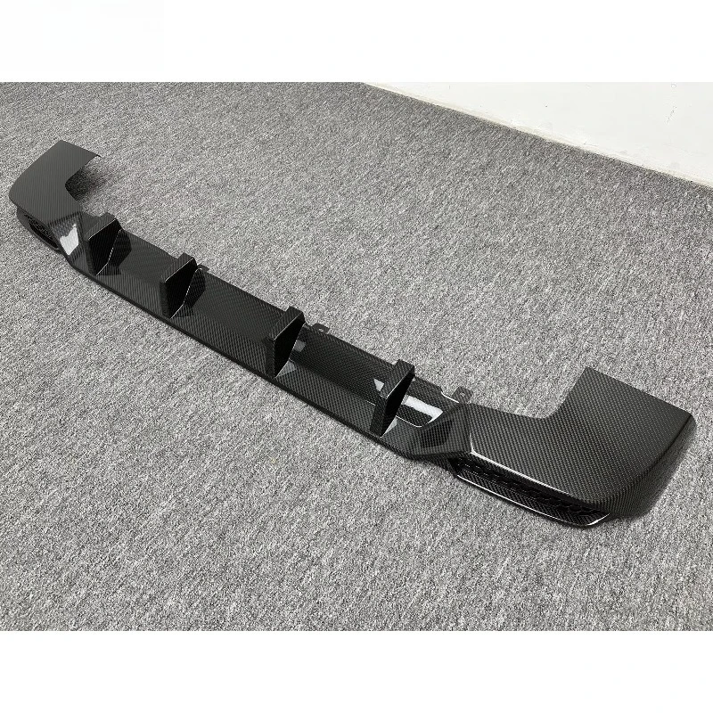 Topcar Style Dry Carbon Fiber Car Rear Bumper Lip Diffuser for G-Class W464 G500  G63 2019-2024 Carbon Diffuser