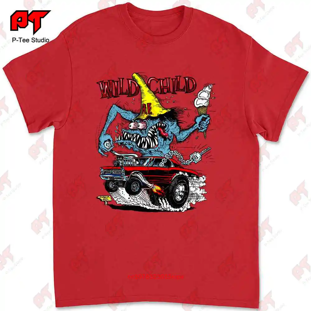 Ed Big Daddy Roth Rat Fink Hot Rod Wild Child T Shirt S 5Xl Us Fanmade Grey KXF6