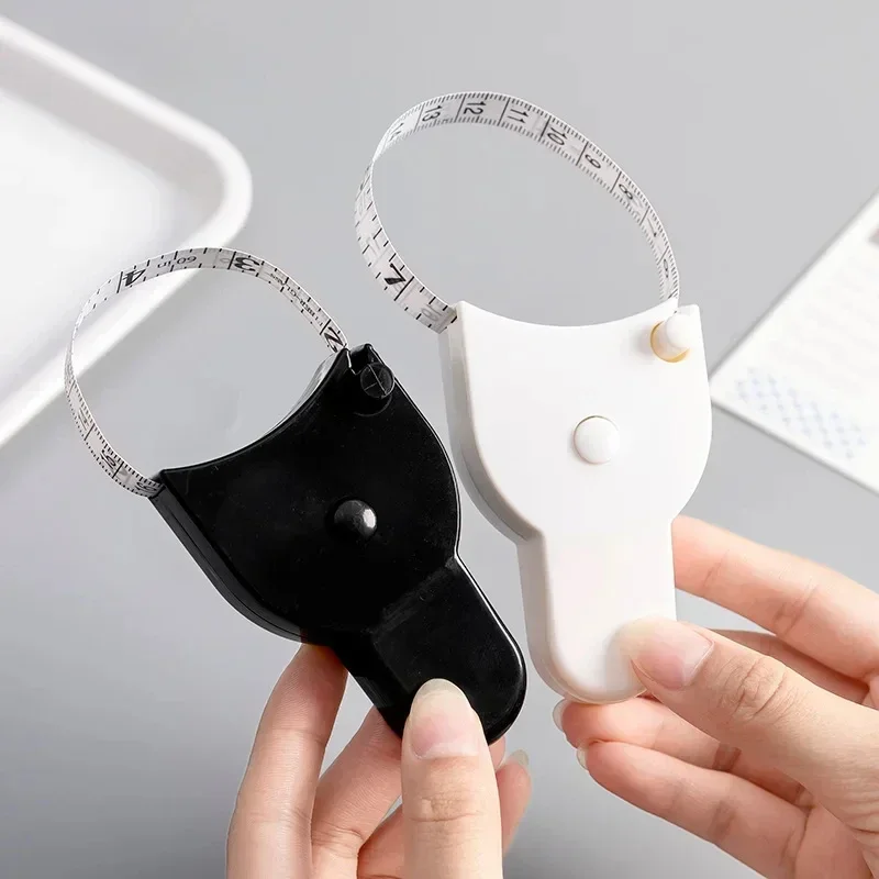 Body Measuring Tape Automatic Telescopic Tape Measuring Ruler Film Body Metric Centimeter Tape 150cm/60 Inch Sewing Tailor Meter