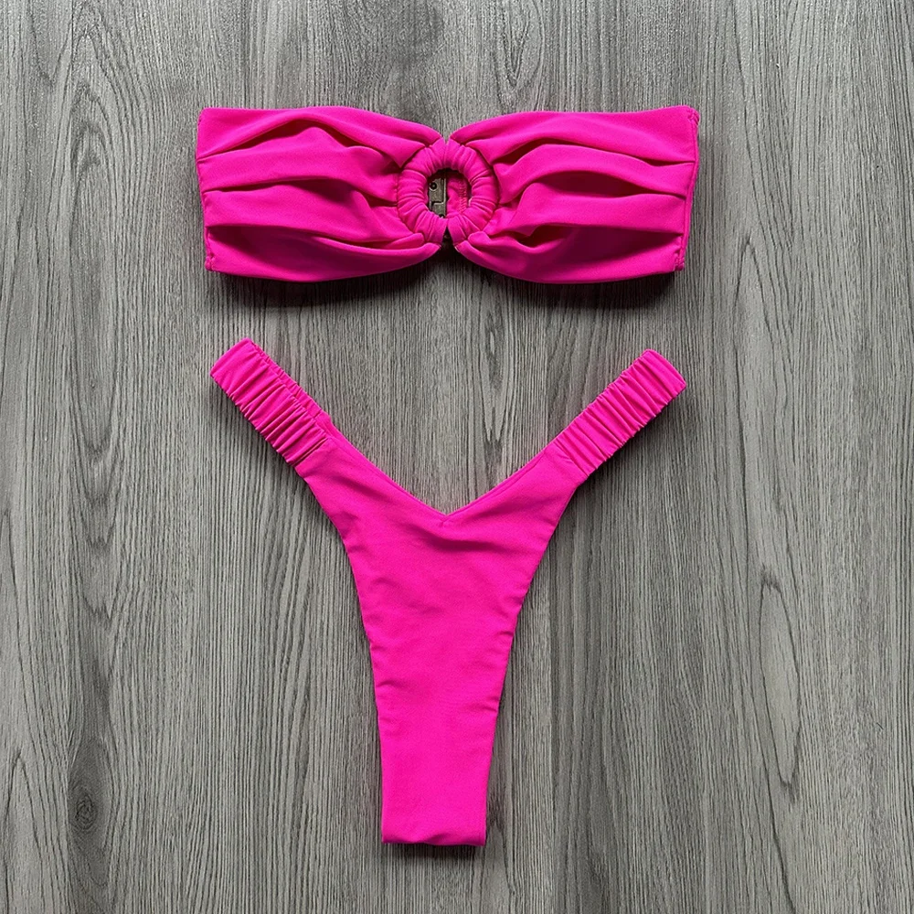 Micro biquíni push up mulheres maiôs 2025 sexy feminino banho conjunto de biquíni brasileiro tanga biquini ternos de natação beachwear