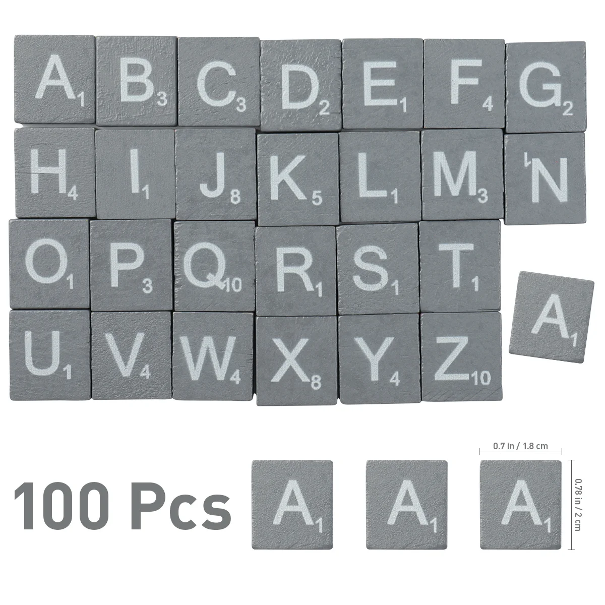 공예용 나무 큐브 100개 천연 미완성 블록 안전한 교실 활동 아기 학습 퍼즐 DIY 장식 세트