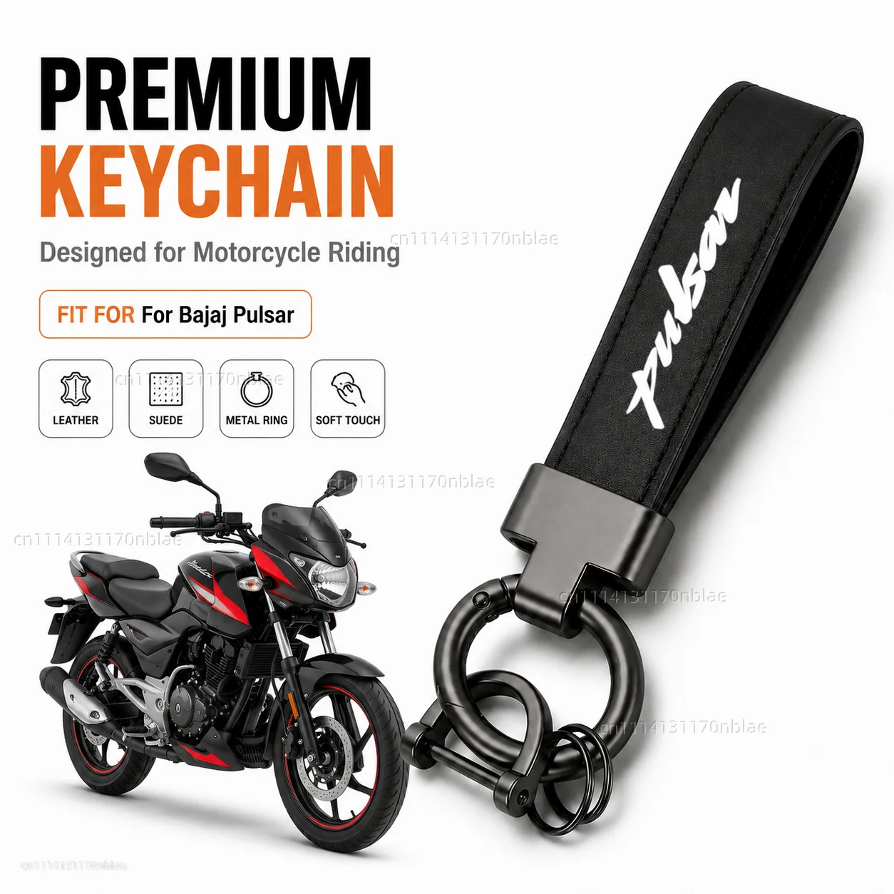 Llavero de cuero de alta calidad para motocicleta, llavero para Bajaj Pulsar 200 NS/200 RS/200 AS 200RS 200NS 200AS
