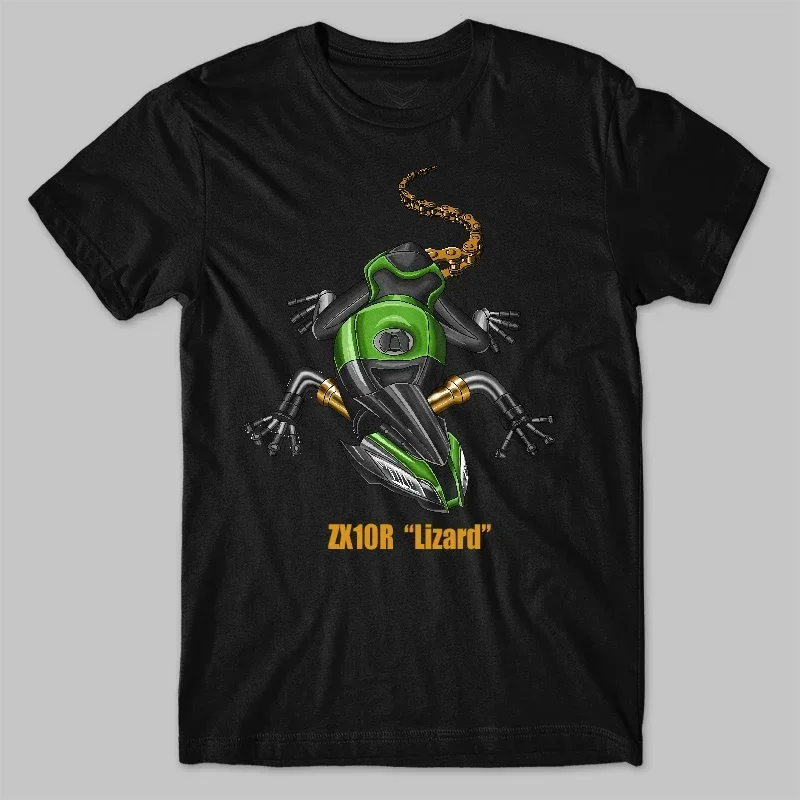 

Classic Motorcycle ZX-10R Lizard Transfiguration Inspired T-Shirt New 100% Cotton O-Neck Short Sleeve Summer Casual Mens T-shirt