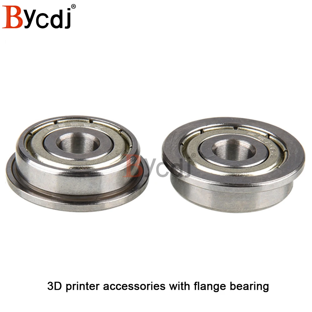 10pcs 3D printer parts with flange bearing F623zz F624ZZ F604 F625 F688 605 608 634 683 684 685 Miniature small flange bearings