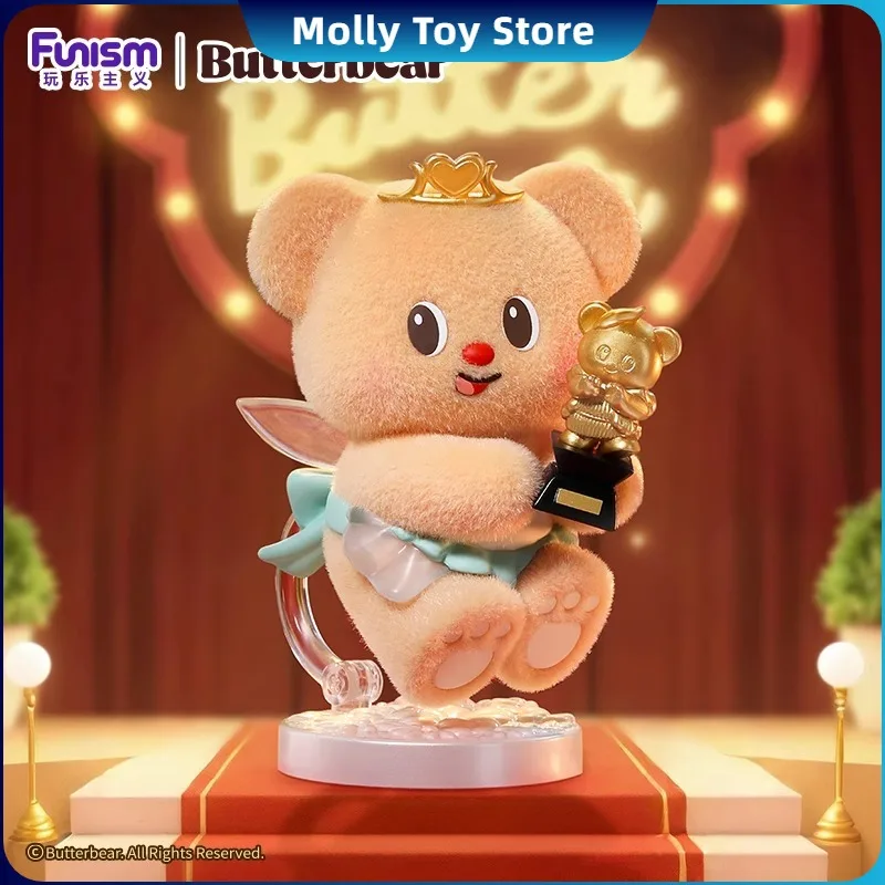 

Genuine Butter Bear Top Team Series Blind Box Trendy Toy Figurines Plush Doll Ornaments Collection Mystery Box Toy Kids Gift
