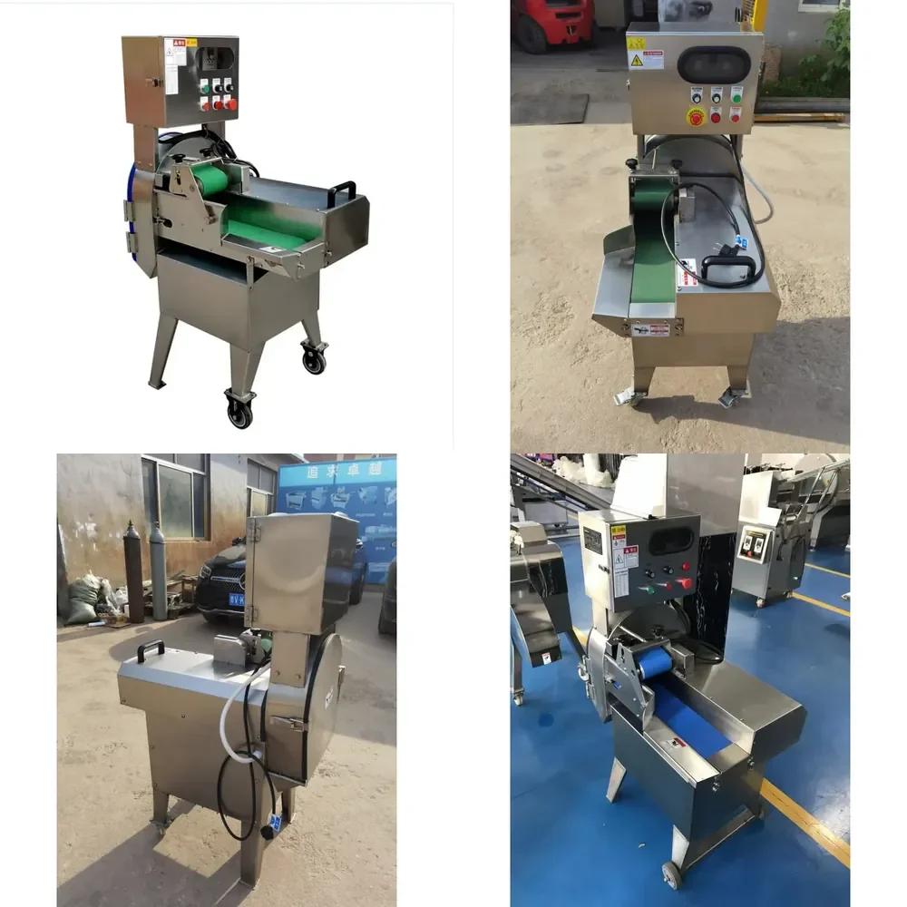 

Multi-function Leafy Vegetable Cutter &fruit Processing Machine Celery, Cabbage,banana Slicer