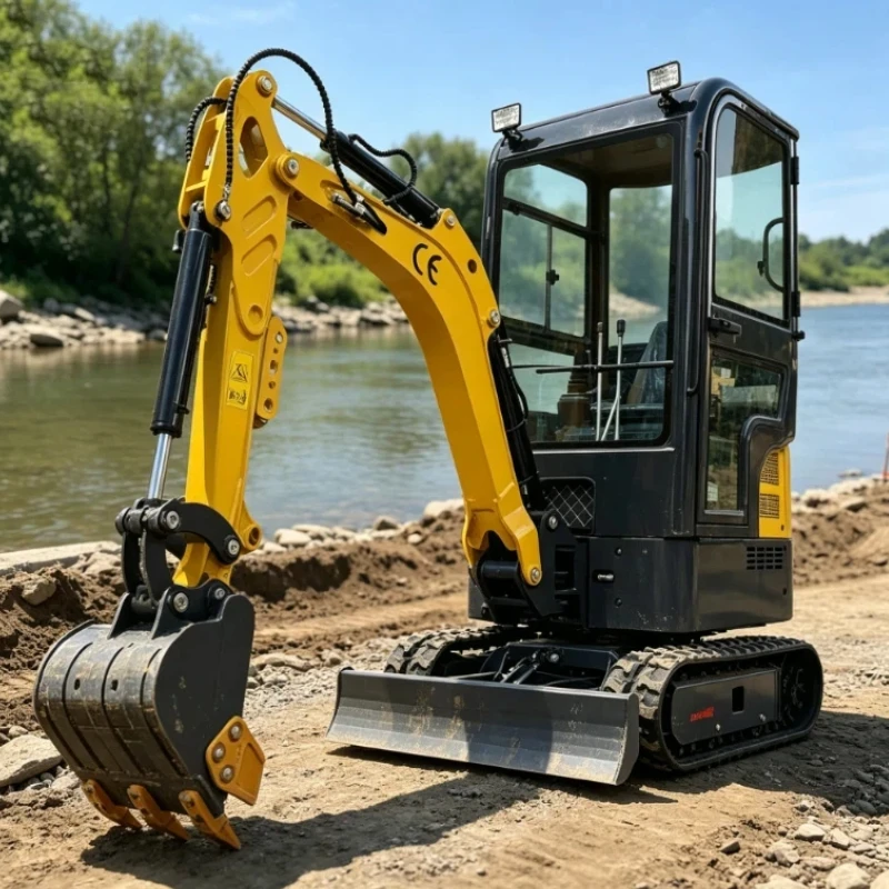 Factory Supply Multi functional Mini Excavator Durable Hydraulic Digger Customized For Agricultural And Small Construction view 2