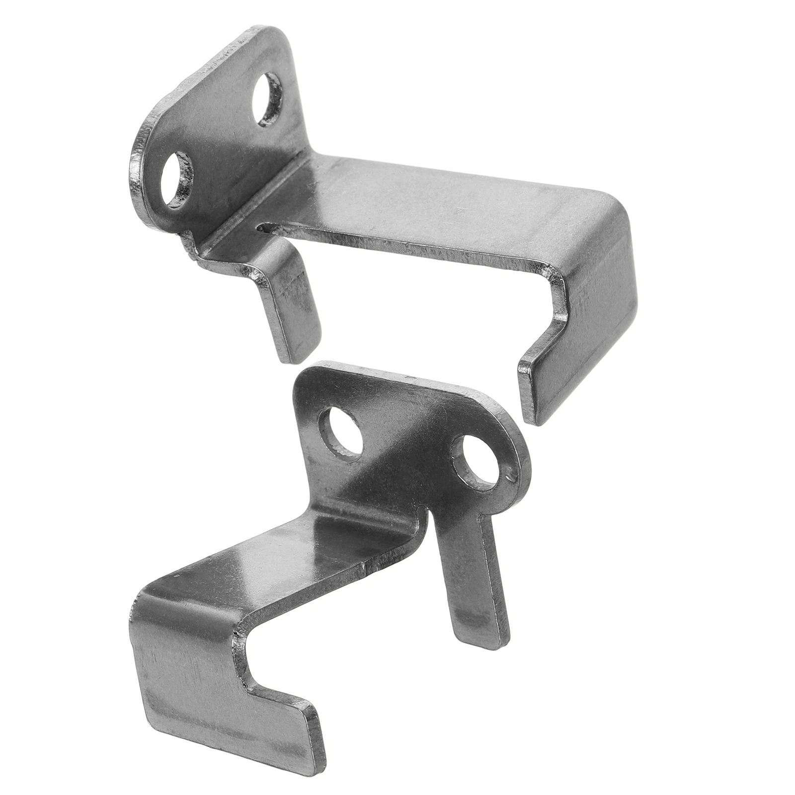 

2pcs Intake Manifold Bracket Repair Kit Car Engine Parts Durable Metal Stable Performance Easy Installation Silver Replacement