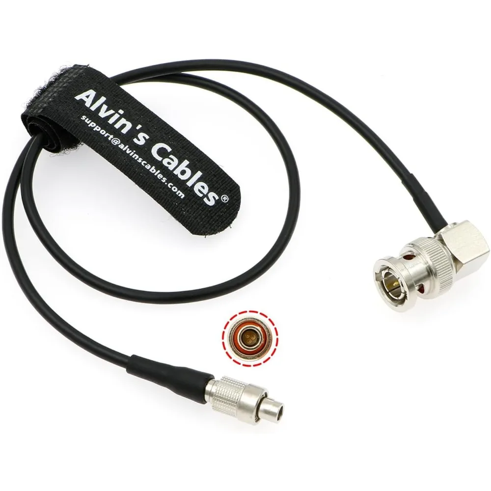 Alvin’s Cables Timecode Cable for Wisycom MTP60 Transmitter| Zaxcom ZFR 400 BNC to Micro 3 Pin Male Time Code Cable 45cm